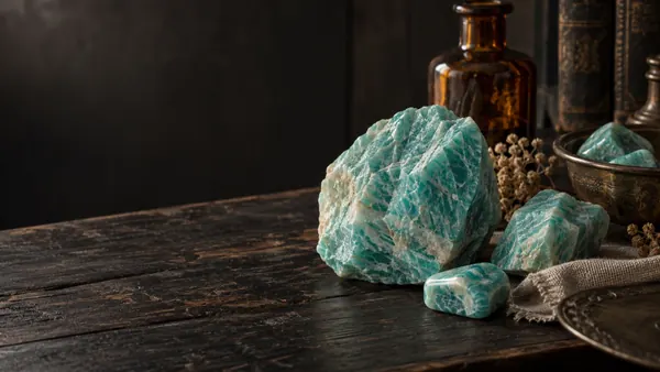 Amazonite crystal