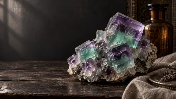 Fluorite crystal