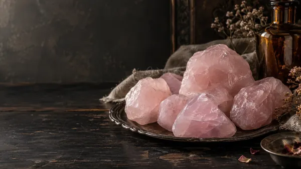 Rose Quartz crystal