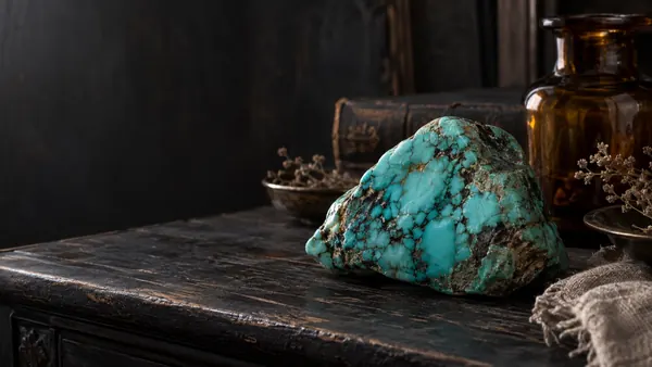 Turquoise crystal