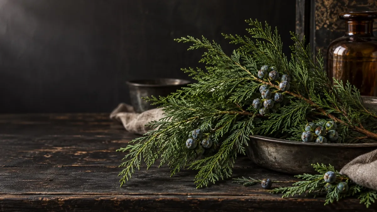 Cedar (Cedrus spp.) — photograph of the herb