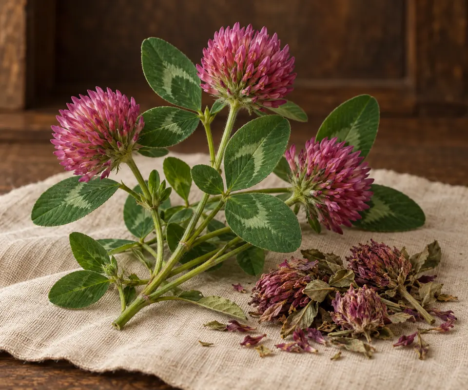 Botanical illustration of Clover