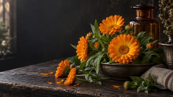 Marigold herb