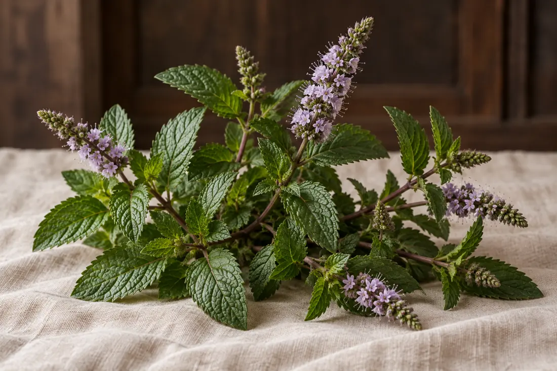 Botanical illustration of Peppermint