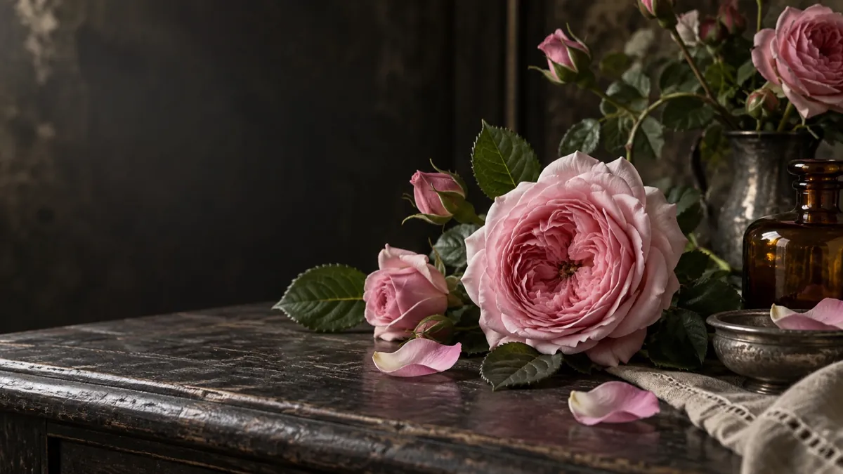 Rose (Rosa spp.) — photograph of the herb