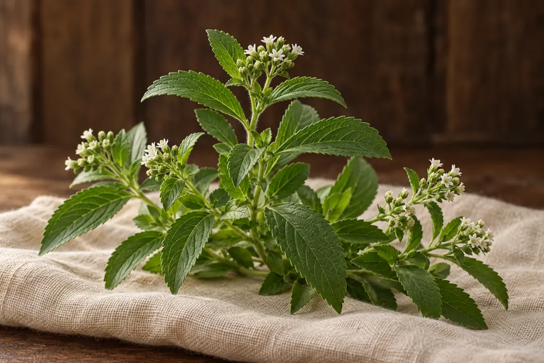 Botanical illustration of Stevia