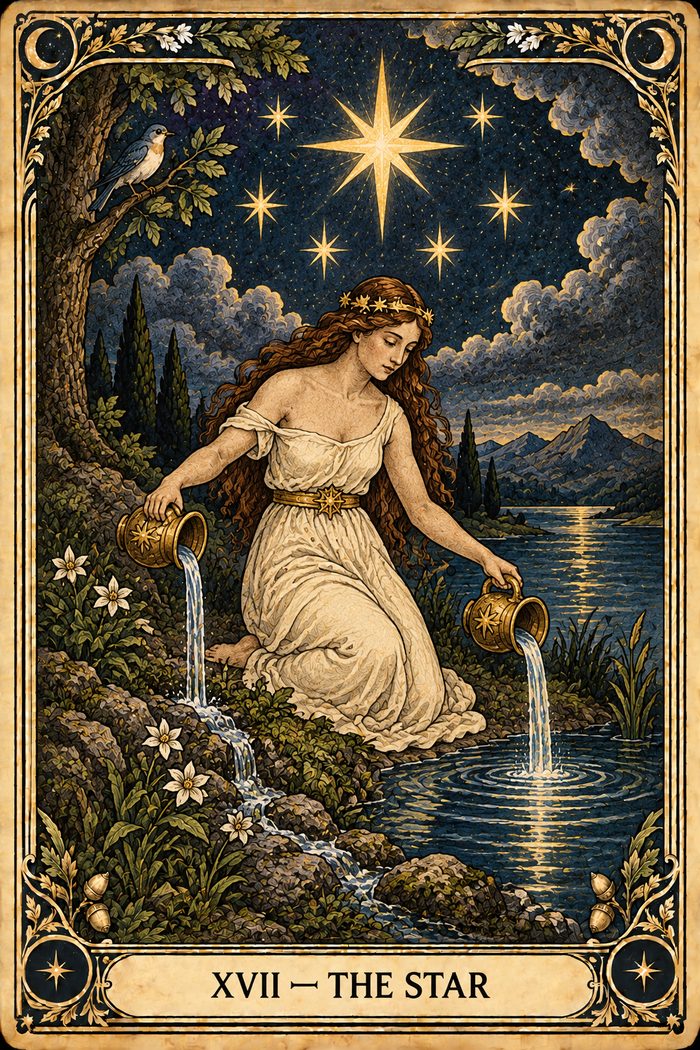 The Star tarot card