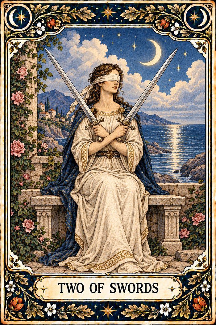 Two of Swords tarot card