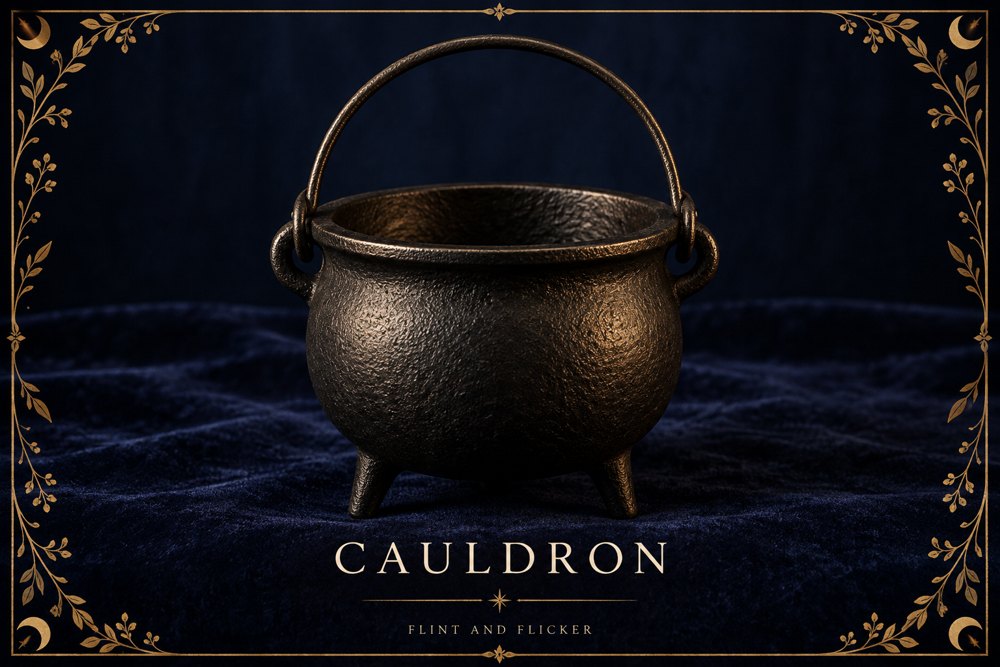 Cauldron — original Flint and Flicker ritual tool illustration