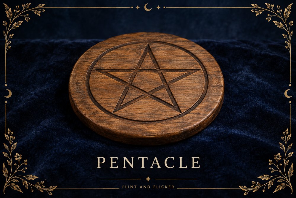 Pentacle — original Flint and Flicker ritual tool illustration