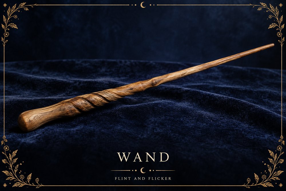 Crystal magic wand